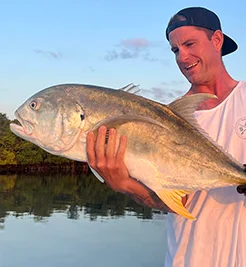 Jack crevalle caught in Fort Pierce waters